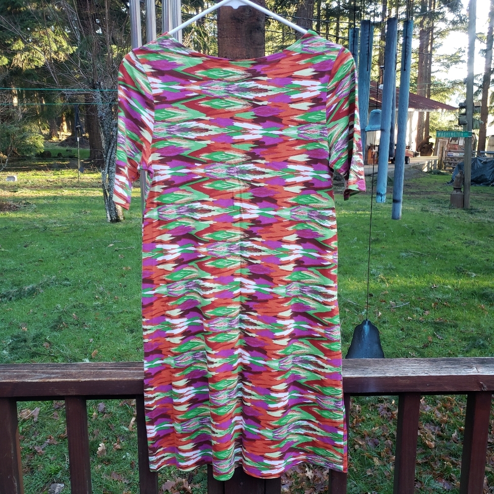 Blue Platypus Colorful, Bright, Unique Dress - Size M - Picture 4 of 8